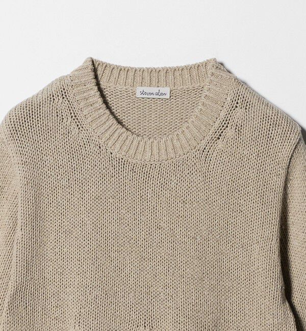 STEVEN ALAN「＜Steven Alan＞コットン シルク フレア ニット」|ニット・セーター|