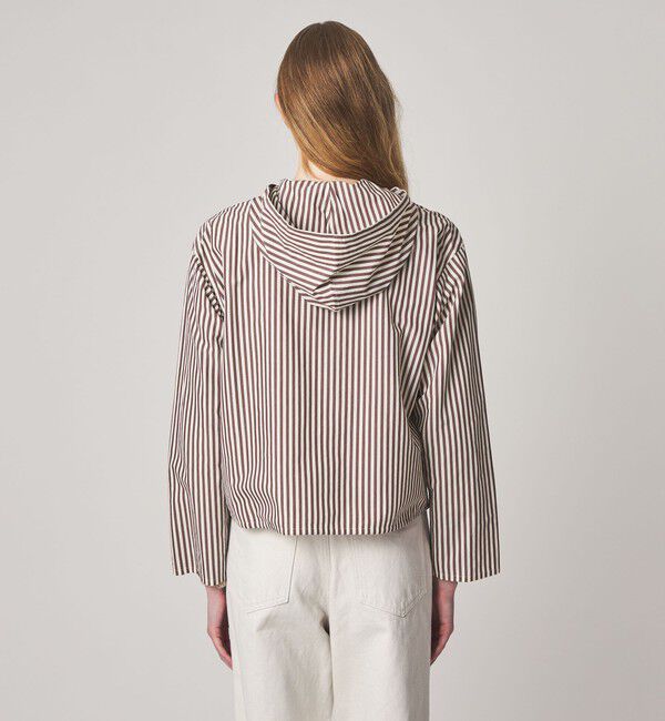 STEVEN ALAN「＜Steven Alan＞コットン キュプラ ストライプ フード シャツ」|シャツ・ブラウス|