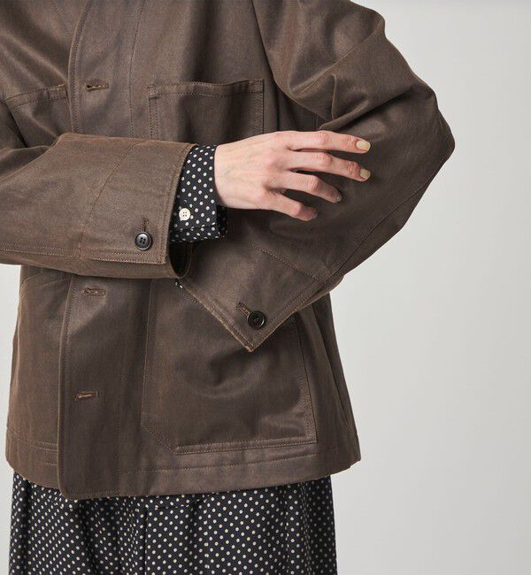 STEVEN ALAN「＜Steven Alan＞クラック ライク ノーカラー ジャケット」|その他|