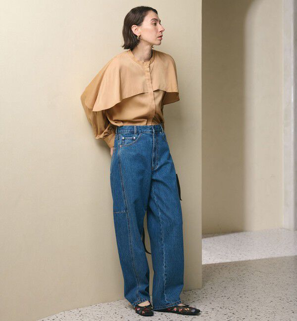 BEAUTY&YOUTH UNITED ARROWS「【WEB限定 Wardrobe DAILY MINIMAL】フリルレイヤーブラウス ウォッシャブル」|シャツ・ブラウス|