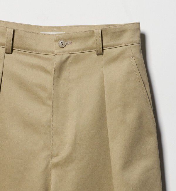 STEVEN ALAN「＜Steven Alan＞タック チノ ワイド トラウザー」|チノ|