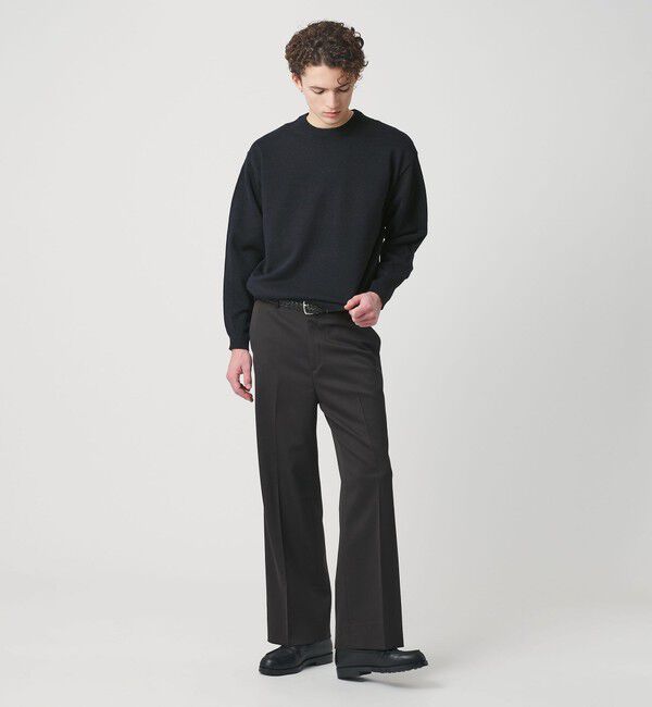 BEAUTY&YOUTH UNITED ARROWS「ハイブリッド リネン クルーネック ニット」|ニット・セーター|