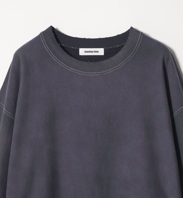 MONKEY TIME「サンフェード フレンチテリー クルーネック スウェット」|Tシャツ・カットソー|