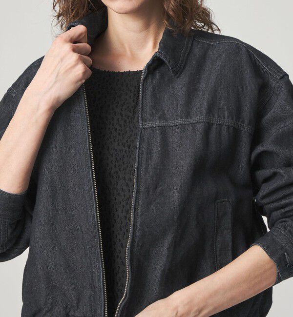 STEVEN ALAN「＜Steven Alan＞ライト デニム ジップ ブルゾン」|デニムジャケット|