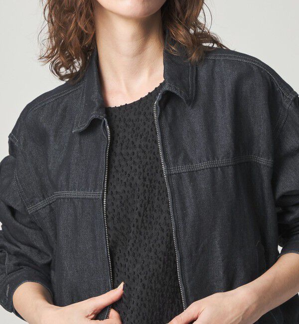 STEVEN ALAN「＜Steven Alan＞ライト デニム ジップ ブルゾン」|デニムジャケット|