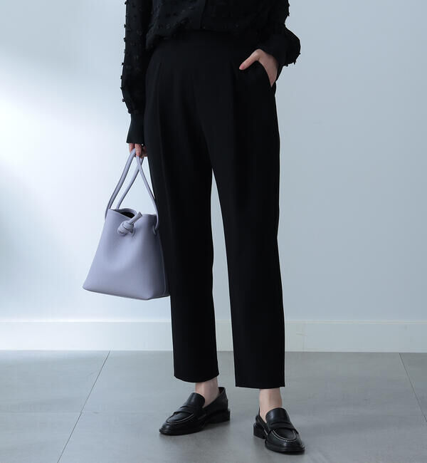 Demi-Luxe BEAMS 「トリアセ 1タック パンツ＊」|スラックス|