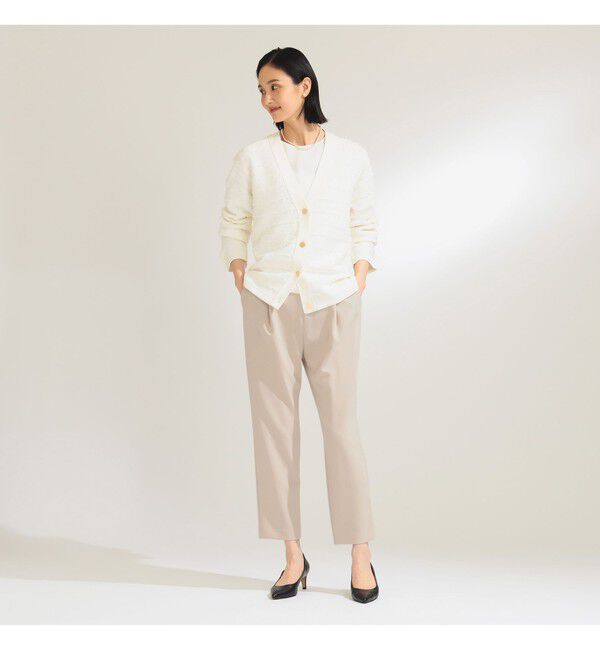 Demi-Luxe BEAMS 「トリアセ 1タック パンツ＊」|スラックス|