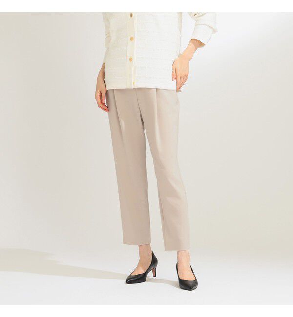 Demi-Luxe BEAMS 「トリアセ 1タック パンツ＊」|スラックス|