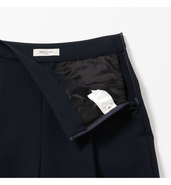 Demi-Luxe BEAMS 「トリアセ 1タック パンツ＊」|スラックス|