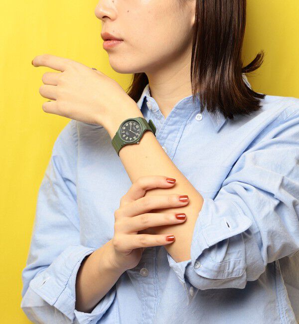 BEAMSBOY「CASIO / MQ24 COLOR」|腕時計|OLIVE