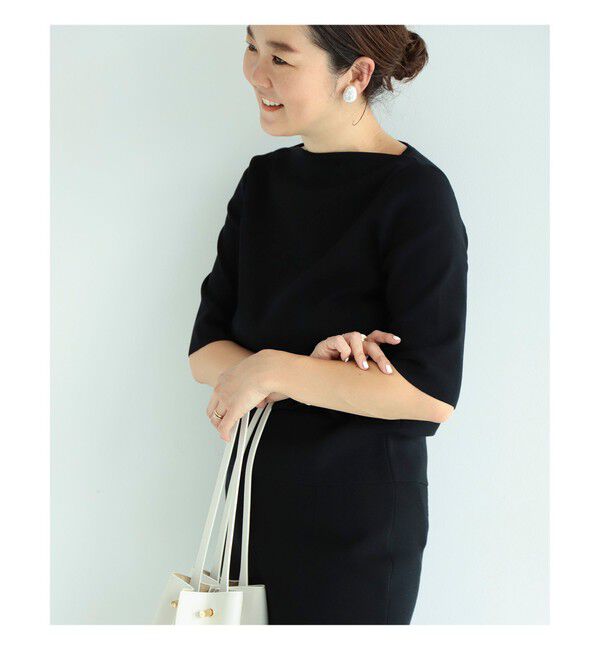 Demi-Luxe BEAMS 「シンプル ボートネックニット .M」|ニット・セーター|