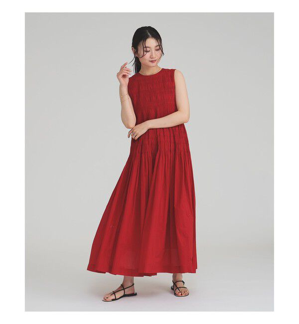 Demi-Luxe BEAMS 「ne Quittez pas / ボイル シャーリング ワンピース」|ワンピース|