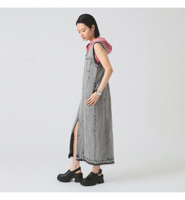 Ray BEAMS 「デニム ジップ タイト ワンピース」|ワンピース|