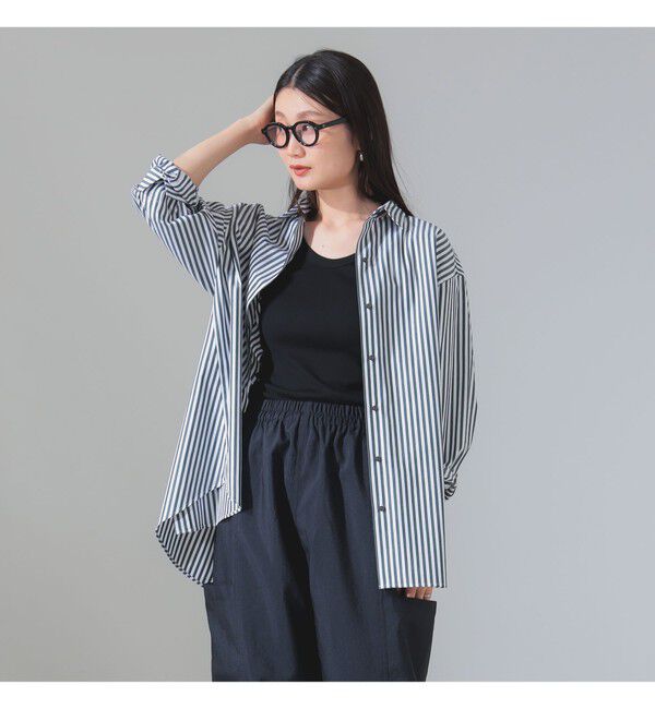 Demi-Luxe BEAMS 「2WAY オーバーシャツ」|シャツ・ブラウス|