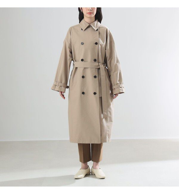 Demi-Luxe BEAMS 「AK+1 / ドルマンスリーブ風 トレンチコート」|ダッフルコート|