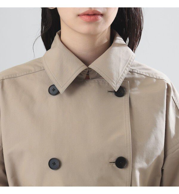 Demi-Luxe BEAMS 「AK+1 / ドルマンスリーブ風 トレンチコート」|ダッフルコート|