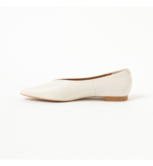 Demi-Luxe BEAMS 「Vカット フラット パンプス」|パンプス|