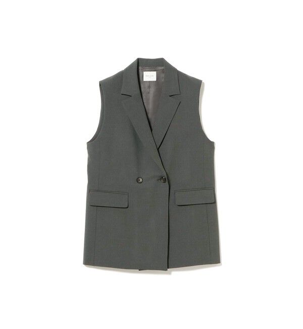 Demi-Luxe BEAMS 「トロピカル 2ボタン ジレ」|ダウン|