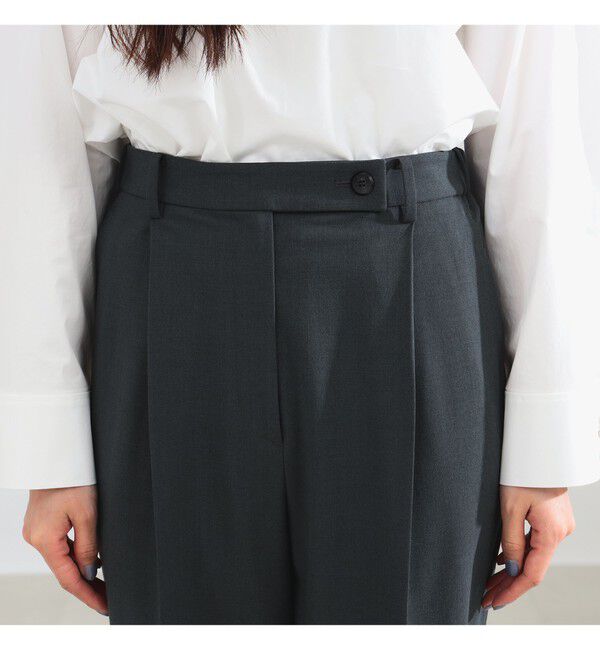 Demi-Luxe BEAMS 「トロピカル 1タック パンツ」|チノ|