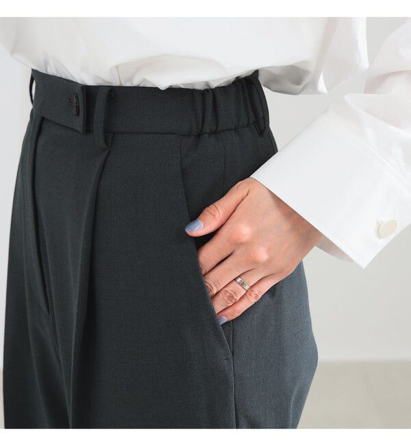 Demi-Luxe BEAMS 「トロピカル 1タック パンツ」|チノ|