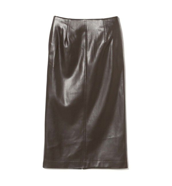 Demi-Luxe BEAMS 「フェイクレザー セミタイトスカート」|スカート|