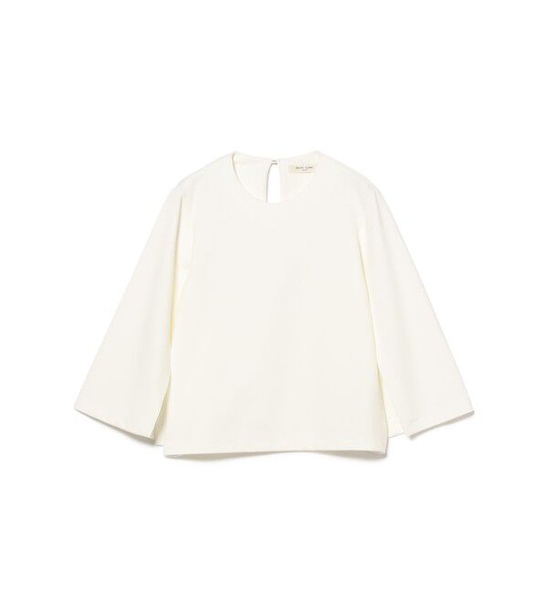 Demi-Luxe BEAMS 「レーヨン ナイロン ポンチスリット プルオーバー」|Tシャツ・カットソー|