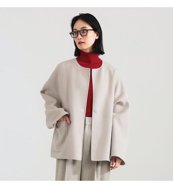 Demi-Luxe BEAMS 「リバー ミドルコート」|ダッフルコート|