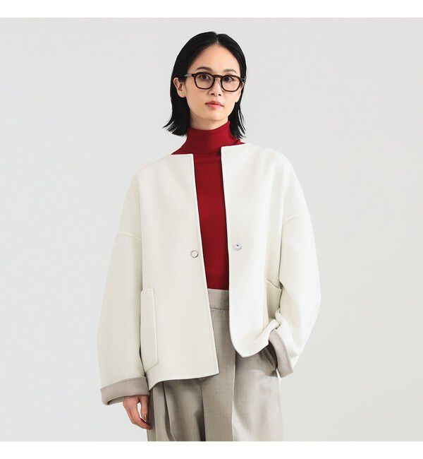 Demi-Luxe BEAMS 「リバー ミドルコート」|ダッフルコート|