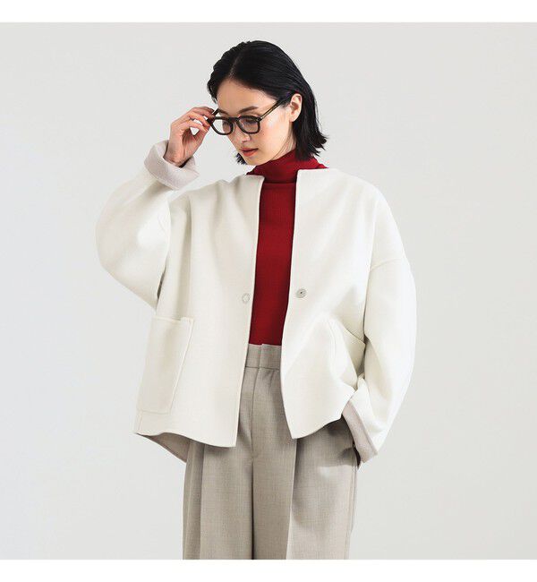 Demi-Luxe BEAMS 「リバー ミドルコート」|ダッフルコート|