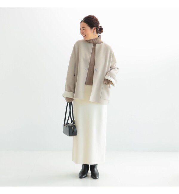 Demi-Luxe BEAMS 「リバー ミドルコート」|ダッフルコート|