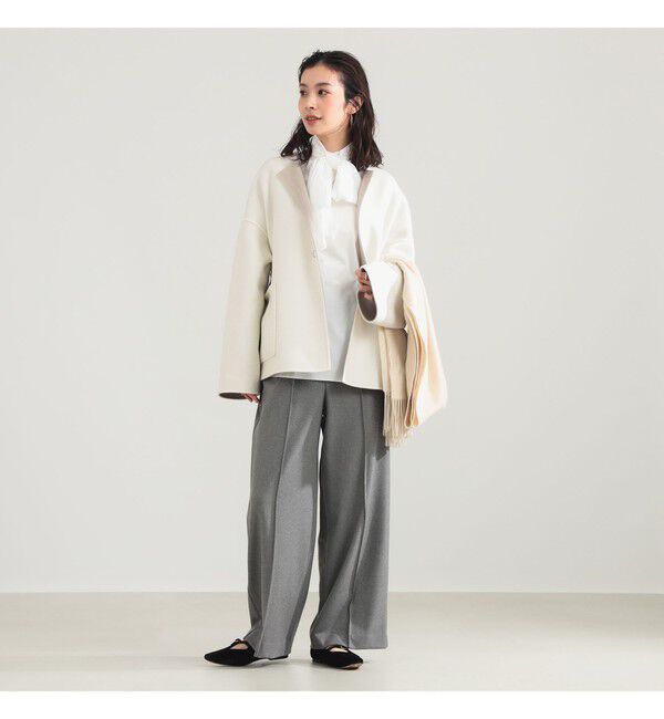 Demi-Luxe BEAMS 「リバー ミドルコート」|ダッフルコート|