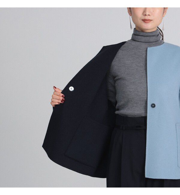 Demi-Luxe BEAMS 「リバー ミドルコート」|ダッフルコート|