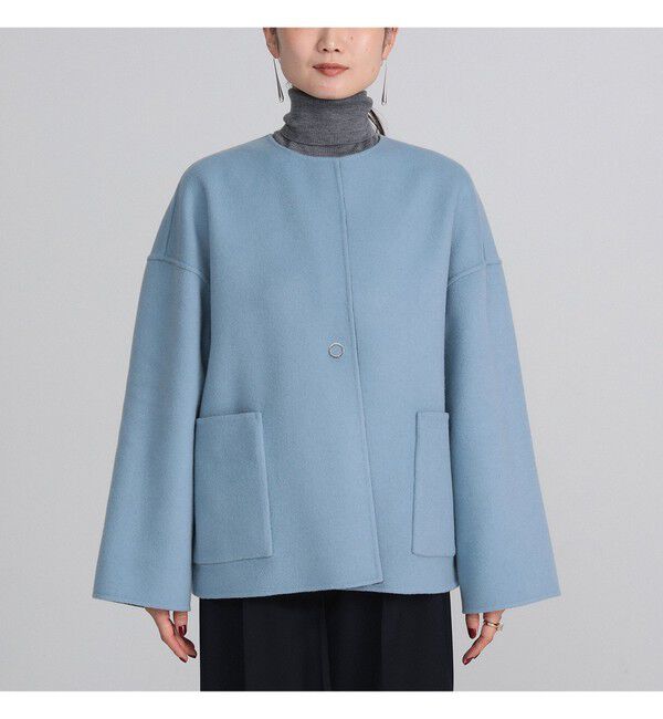 Demi-Luxe BEAMS 「リバー ミドルコート」|ダッフルコート|