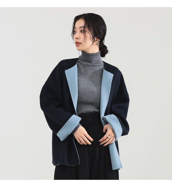 Demi-Luxe BEAMS 「リバー ミドルコート」|ダッフルコート|