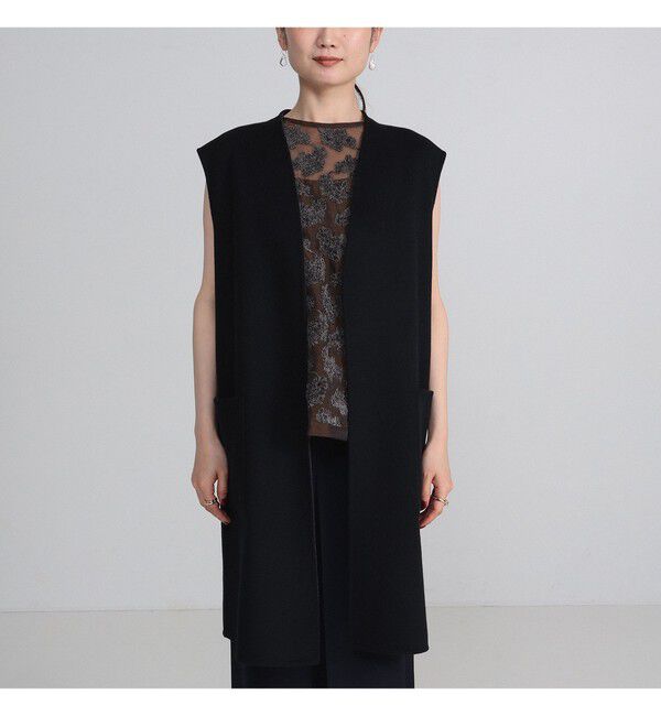 Demi-Luxe BEAMS 「リバー ロングジレ」|ダウン|