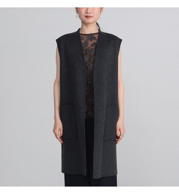 Demi-Luxe BEAMS 「リバー ロングジレ」|ダウン|