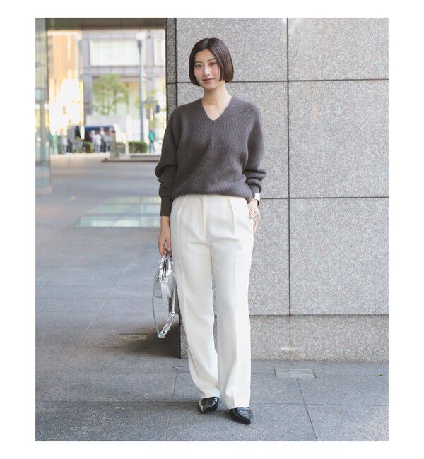 Demi-Luxe BEAMS 「トリアセ スリムパンツ」|チノ|