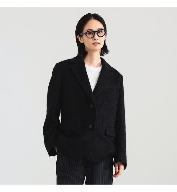 Demi-Luxe BEAMS 「モヘヤループ シャギー ジャケット」|ダッフルコート|
