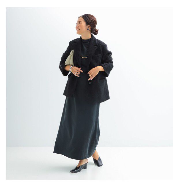 Demi-Luxe BEAMS 「モヘヤループ シャギー ジャケット」|ダッフルコート|