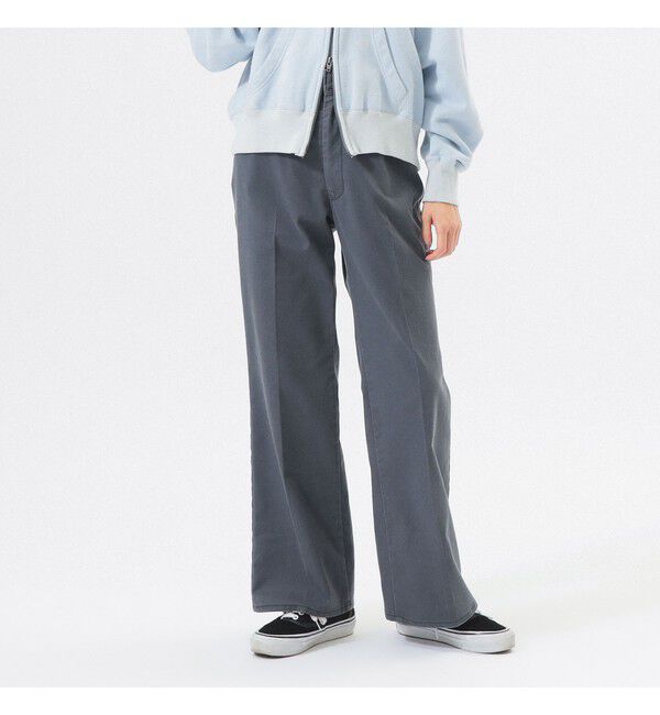 BEAMSBOY「【別注】DICKIES / ウォッシュ フレア パンツ」|チノ|CHARCOAL.G