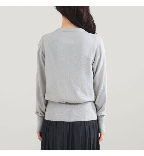 Demi-Luxe BEAMS 「AK+1 / 16ゲージ スビンコットン Vネック カーディガン」|ニット・セーター|