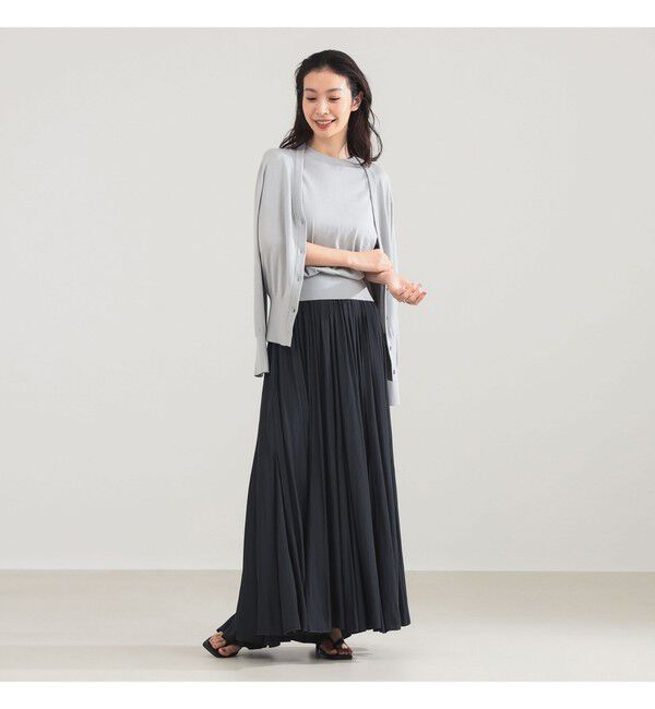 Demi-Luxe BEAMS 「AK+1 / 16ゲージ スビンコットン Vネック カーディガン」|ニット・セーター|