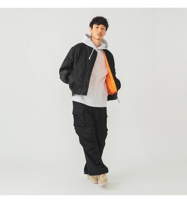 BEAMS「リラックスフィット THERMOLITE(R) MA-1 （撥水）」|ブルゾン・スタジャン|