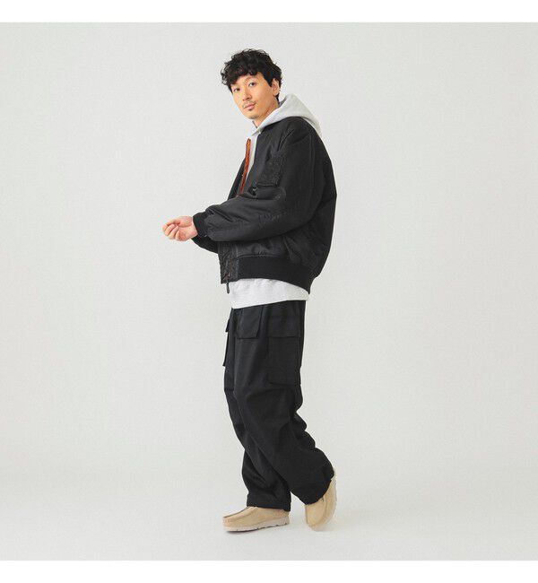 BEAMS「リラックスフィット THERMOLITE(R) MA-1 （撥水）」|ブルゾン・スタジャン|