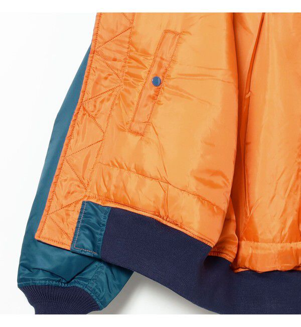 BEAMS「リラックスフィット THERMOLITE(R) MA-1 （撥水）」|ブルゾン・スタジャン|