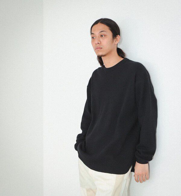 BEAMS「ルーズ クルーネック サーマル」|Tシャツ・カットソー|