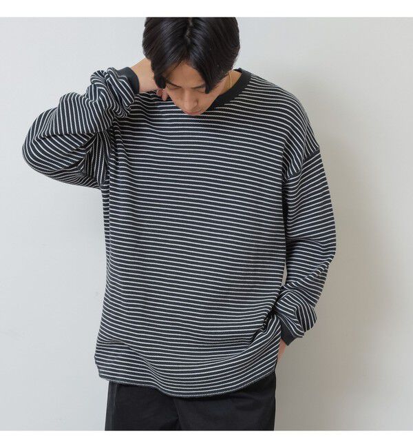 BEAMS「ルーズ クルーネック サーマル」|Tシャツ・カットソー|