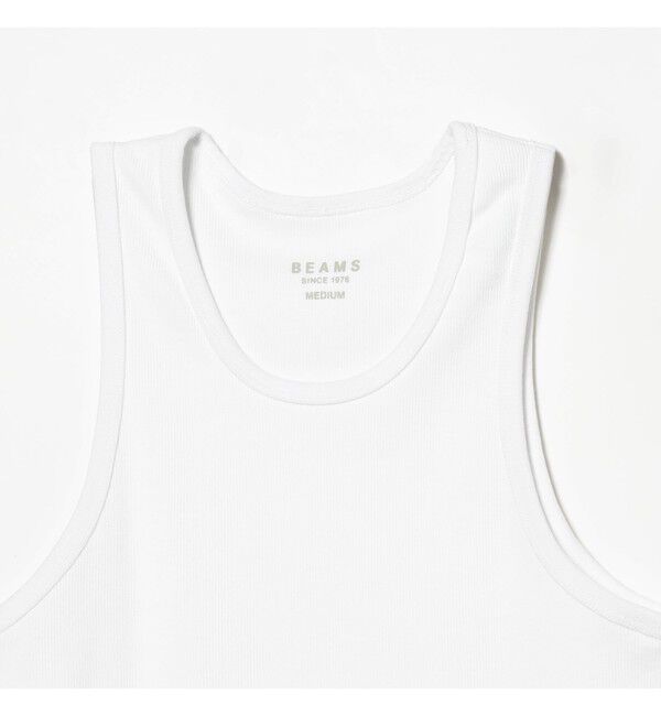 BEAMS「BEAMS / リブ タンクトップ」|タンクトップ|