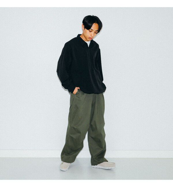 BEAMS「ブラッシュ オーバーパンツ」|チノ|