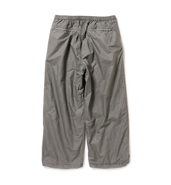 BEAMS「ワイドストレートフィット ナイロン イージーパンツ」|チノ|